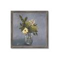 Picture of Drinking Glass With Flower _GroupedProduct_Square_Framed_Matted_