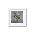 Picture of Drinking Glass With Flower _GroupedProduct_Square_Framed_Matted_