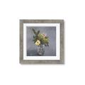 Picture of Drinking Glass With Flower _GroupedProduct_Square_Framed_Matted_