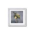Picture of Drinking Glass With Flower _GroupedProduct_Square_Framed_Matted_