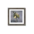 Picture of Drinking Glass With Flower _GroupedProduct_Square_Framed_Matted_