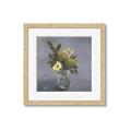 Picture of Drinking Glass With Flower _GroupedProduct_Square_Framed_Matted_