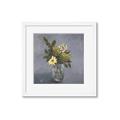 Picture of Drinking Glass With Flower _GroupedProduct_Square_Framed_Matted_