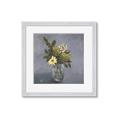 Picture of Drinking Glass With Flower _GroupedProduct_Square_Framed_Matted_