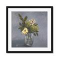Picture of Drinking Glass With Flower _GroupedProduct_Square_Framed_Matted_