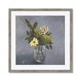 Picture of Drinking Glass With Flower _GroupedProduct_Square_Framed_Matted_