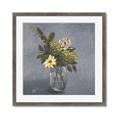 Picture of Drinking Glass With Flower _GroupedProduct_Square_Framed_Matted_