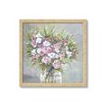 Picture of Pink And White Roses _GroupedProduct_Square_Framed_Matted_