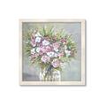 Picture of Pink And White Roses _GroupedProduct_Square_Framed_Matted_