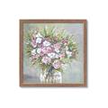 Picture of Pink And White Roses _GroupedProduct_Square_Framed_Matted_