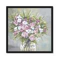 Picture of Pink And White Roses _GroupedProduct_Square_Framed_Matted_