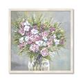Picture of Pink And White Roses _GroupedProduct_Square_Framed_Matted_
