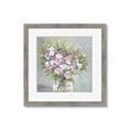 Picture of Pink And White Roses _GroupedProduct_Square_Framed_Matted_