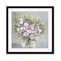 Picture of Pink And White Roses _GroupedProduct_Square_Framed_Matted_