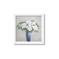 Picture of Flower in blue jar _GroupedProduct_Square_Framed_Matted_