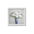 Picture of Flower in blue jar _GroupedProduct_Square_Framed_Matted_