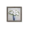 Picture of Flower in blue jar _GroupedProduct_Square_Framed_Matted_