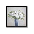Picture of Flower in blue jar _GroupedProduct_Square_Framed_Matted_