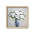 Picture of Flower in blue jar _GroupedProduct_Square_Framed_Matted_