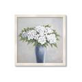 Picture of Flower in blue jar _GroupedProduct_Square_Framed_Matted_