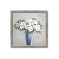 Picture of Flower in blue jar _GroupedProduct_Square_Framed_Matted_