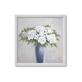 Picture of Flower in blue jar _GroupedProduct_Square_Framed_Matted_