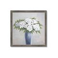 Picture of Flower in blue jar _GroupedProduct_Square_Framed_Matted_