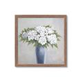 Picture of Flower in blue jar _GroupedProduct_Square_Framed_Matted_