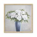 Picture of Flower in blue jar _GroupedProduct_Square_Framed_Matted_