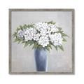 Picture of Flower in blue jar _GroupedProduct_Square_Framed_Matted_