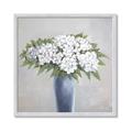 Picture of Flower in blue jar _GroupedProduct_Square_Framed_Matted_