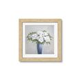 Picture of Flower in blue jar _GroupedProduct_Square_Framed_Matted_