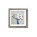 Picture of Flower in blue jar _GroupedProduct_Square_Framed_Matted_