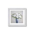 Picture of Flower in blue jar _GroupedProduct_Square_Framed_Matted_