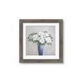 Picture of Flower in blue jar _GroupedProduct_Square_Framed_Matted_