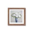 Picture of Flower in blue jar _GroupedProduct_Square_Framed_Matted_