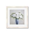 Picture of Flower in blue jar _GroupedProduct_Square_Framed_Matted_