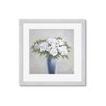 Picture of Flower in blue jar _GroupedProduct_Square_Framed_Matted_