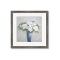 Picture of Flower in blue jar _GroupedProduct_Square_Framed_Matted_