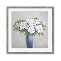 Picture of Flower in blue jar _GroupedProduct_Square_Framed_Matted_