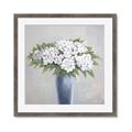Picture of Flower in blue jar _GroupedProduct_Square_Framed_Matted_