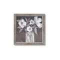 Picture of White On Gray _GroupedProduct_Square_Framed_Matted_
