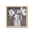 Picture of White On Gray _GroupedProduct_Square_Framed_Matted_