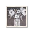 Picture of White On Gray _GroupedProduct_Square_Framed_Matted_