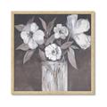 Picture of White On Gray _GroupedProduct_Square_Framed_Matted_