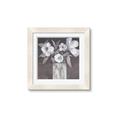 Picture of White On Gray _GroupedProduct_Square_Framed_Matted_