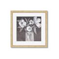 Picture of White On Gray _GroupedProduct_Square_Framed_Matted_