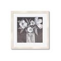 Picture of White On Gray _GroupedProduct_Square_Framed_Matted_