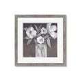 Picture of White On Gray _GroupedProduct_Square_Framed_Matted_