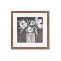 Picture of White On Gray _GroupedProduct_Square_Framed_Matted_